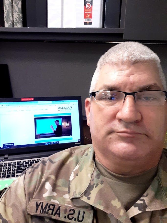 Todd Davis, Founder of Global IT Associates, in U.S. Army uniform